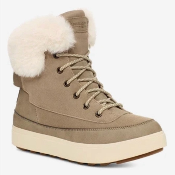 Koolaburra by UGG Tan Fur-Lined Boots - Picture 1 of 2